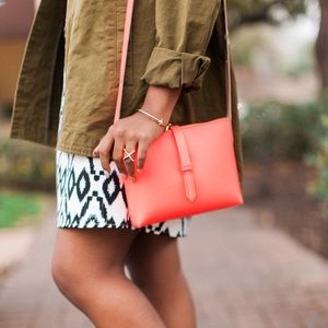 J.Crew Parker Crossbody bag in neon flame